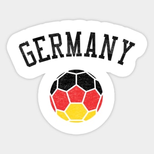 Germany Soccer Team Heritage Flag Sticker